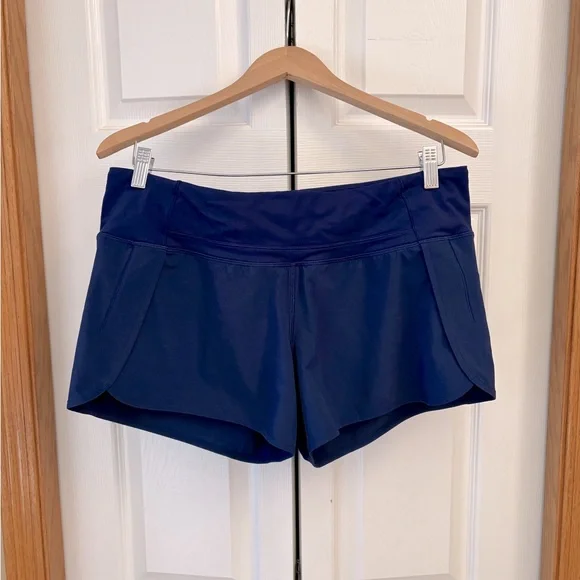 Lululemon Athletica Navy Athletic Shorts - Picture 1 of 3